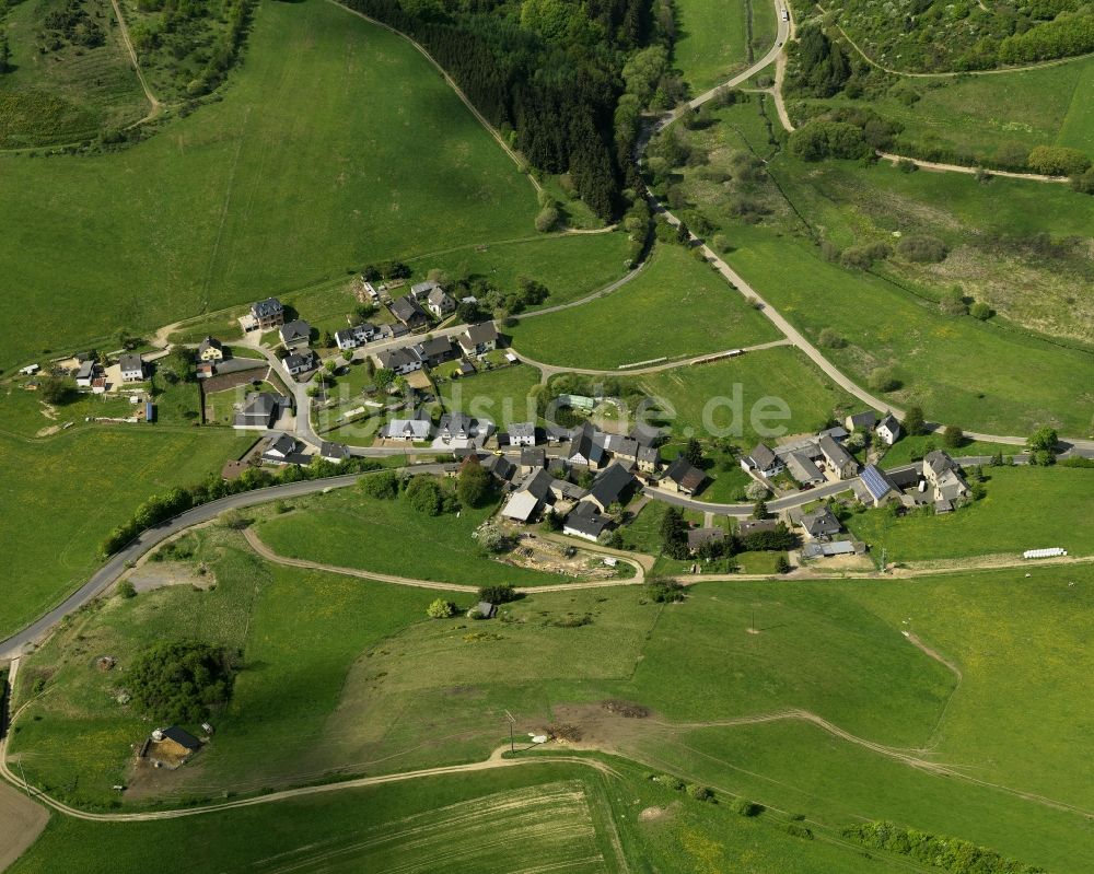 Luftbild Wabern - Dorfansicht von Wabern im Bundesland Rheinland-Pfalz