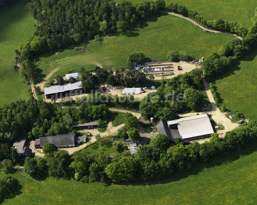 Luftaufnahme Heckenbach Watzel - Dorfansicht von Watzel bei Heckenbach im Bundesland Rheinland-Pfalz