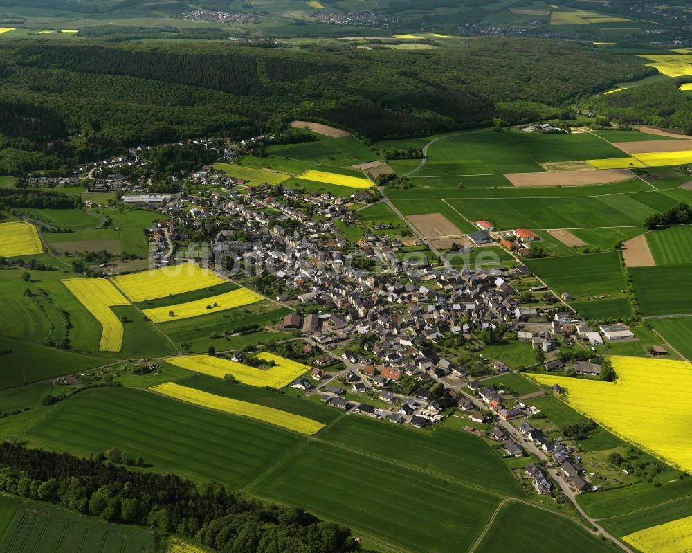 Wehr aus der Vogelperspektive: Dorfansicht von Wehr im Bundesland Rheinland-Pfalz