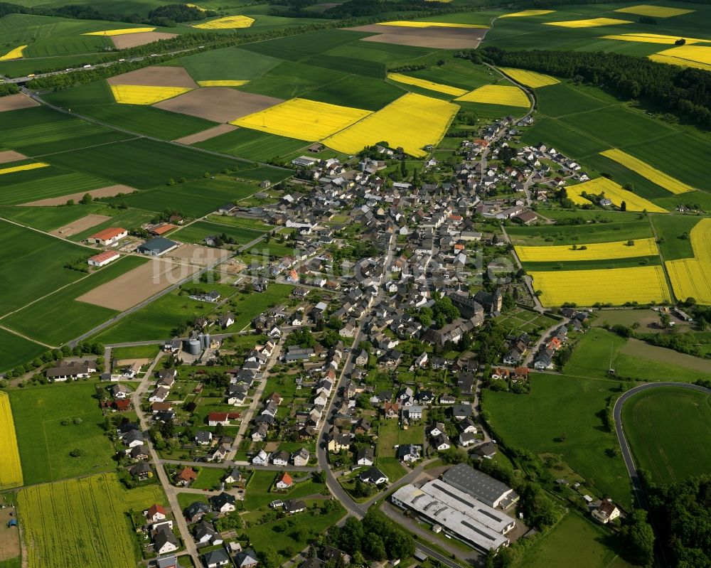 Luftbild Wehr - Dorfansicht von Wehr im Bundesland Rheinland-Pfalz