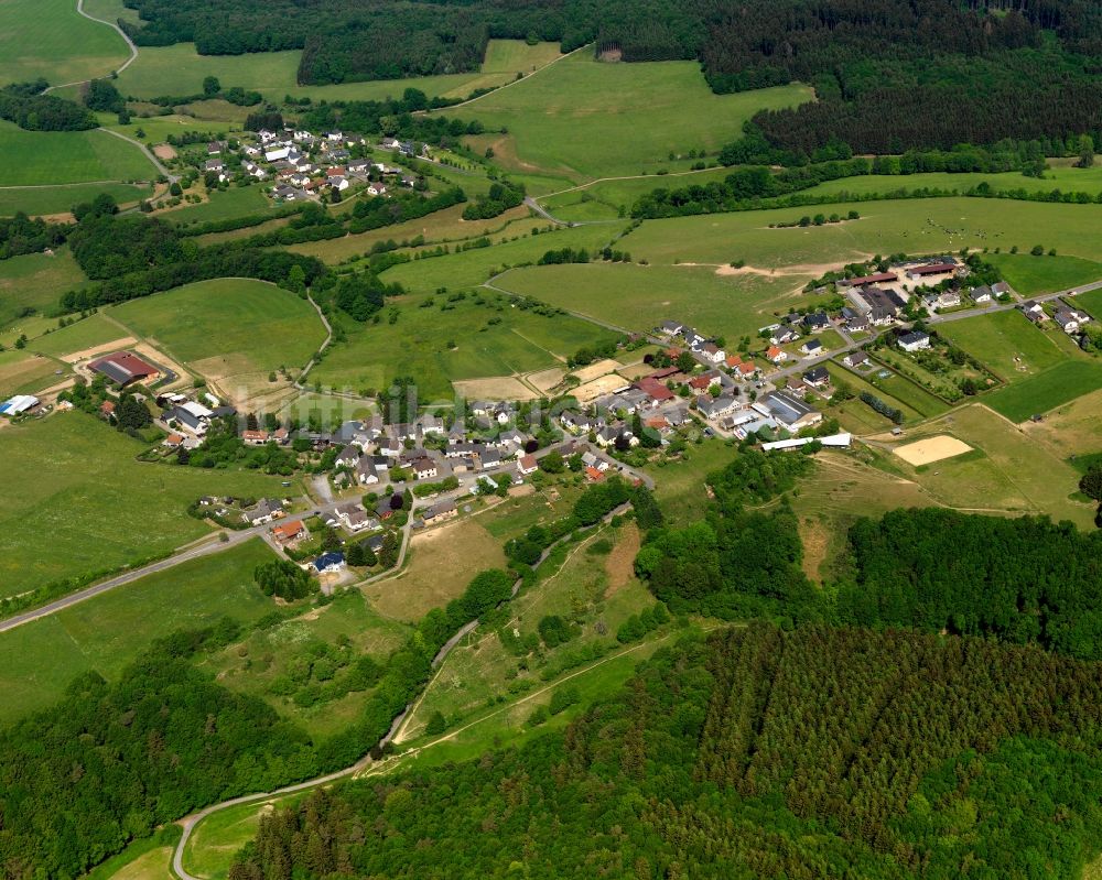 Luftbild Birkenbeul - Dorfansicht von Weißenbrüchen in Birkenbeul im Bundesland Rheinland-Pfalz