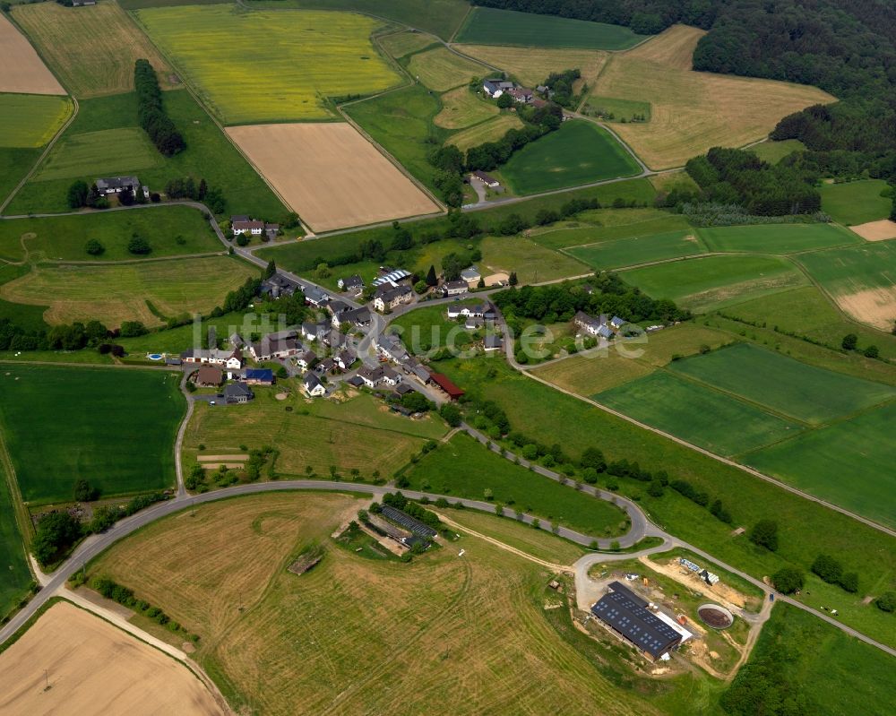 Luftaufnahme Werkhausen - Dorfansicht von Werkhausen im Bundesland Rheinland-Pfalz