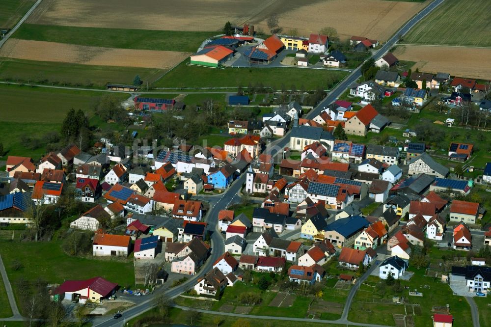 Windischbuch aus der Vogelperspektive: Dorfansicht von Windischbuch im Bundesland Baden-Württemberg, Deutschland