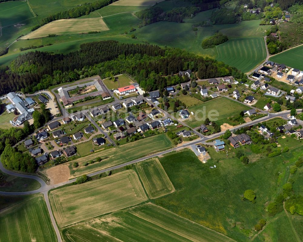 Luftbild Baar, Wanderath - Dorfkern in Baar, Wanderath im Bundesland Rheinland-Pfalz