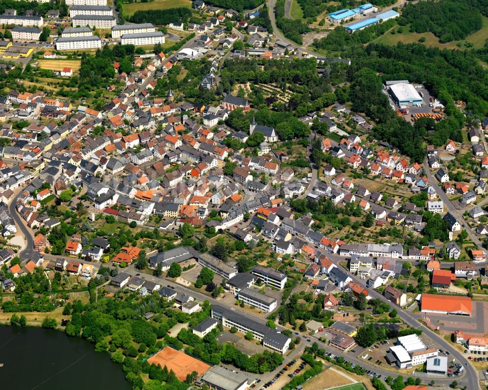 Luftbild Baumholder - Dorfkern in Baumholder im Bundesland Rheinland-Pfalz