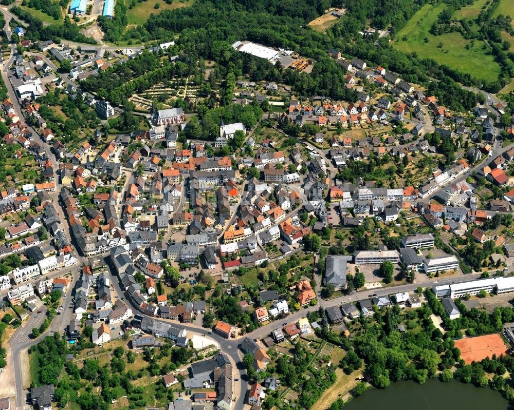 Luftbild Baumholder - Dorfkern in Baumholder im Bundesland Rheinland-Pfalz