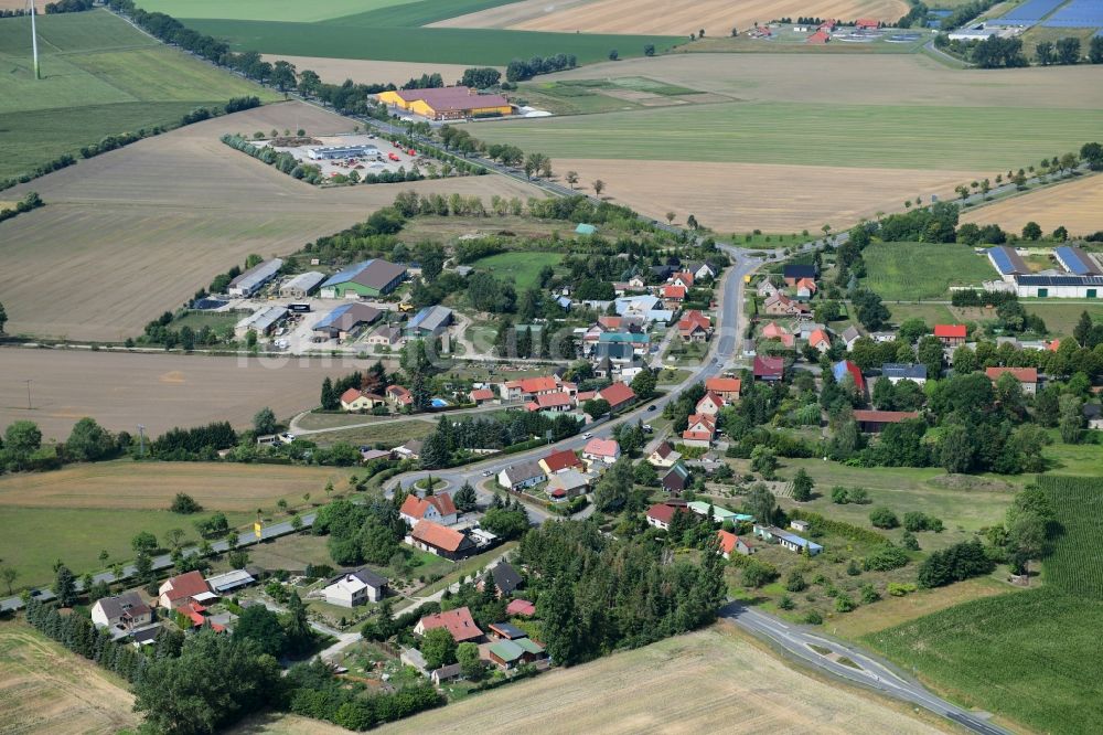 Luftaufnahme Bückwitz - Dorfkern in Bückwitz im Bundesland Brandenburg, Deutschland