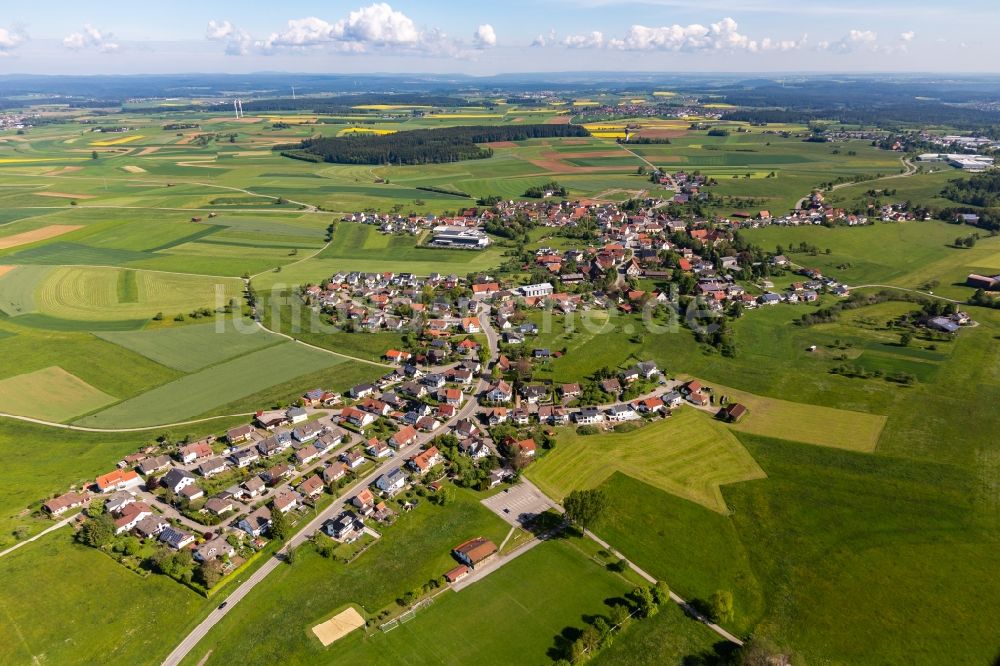 Luftaufnahme Beffendorf - Dorfkern in Beffendorf im Bundesland Baden-Württemberg, Deutschland