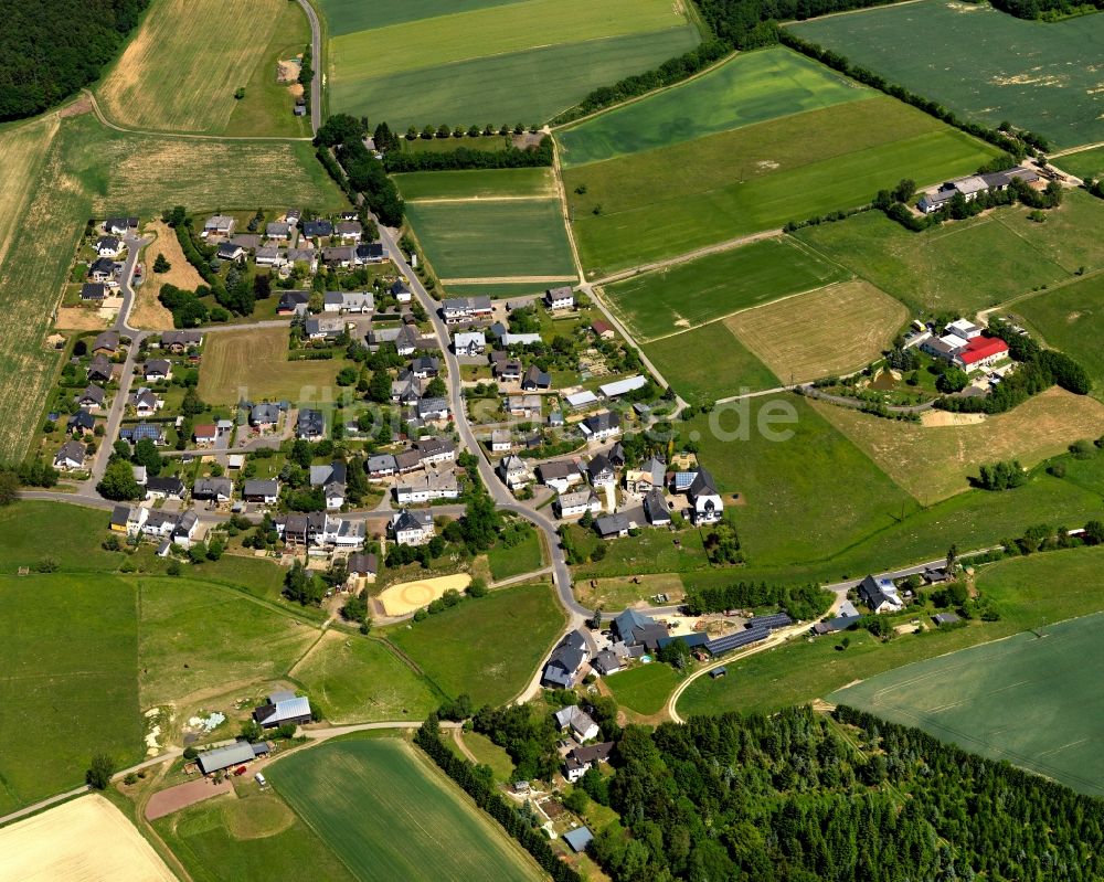 Luftbild Benzweiler - Dorfkern in Benzweiler im Bundesland Rheinland-Pfalz