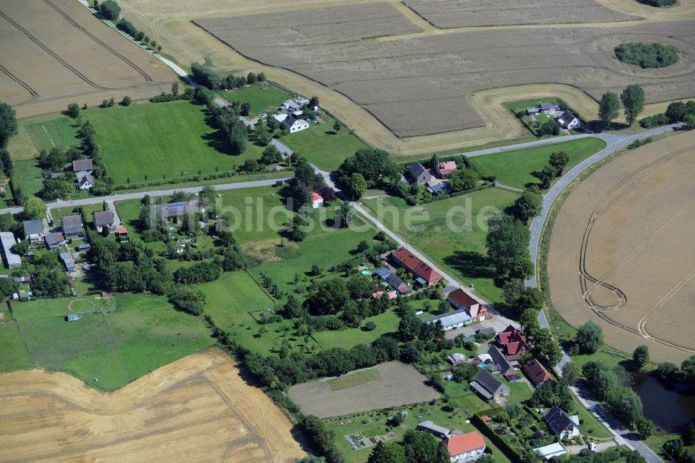 Luftaufnahme Dalkendorf - Dorfkern in Dalkendorf im Bundesland Mecklenburg-Vorpommern