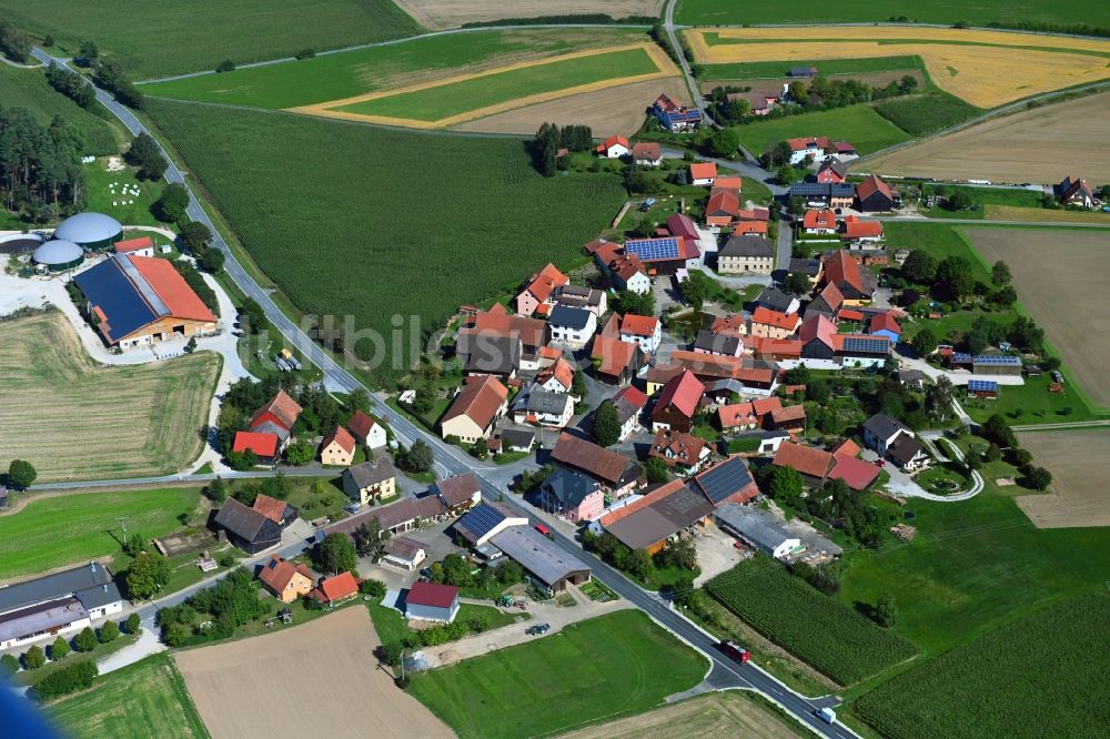 Luftbild Eichenhüll - Dorfkern in Eichenhüll im Bundesland Bayern, Deutschland