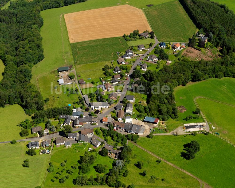 Ellenberg von oben - Dorfkern in Ellenberg im Bundesland Rheinland-Pfalz