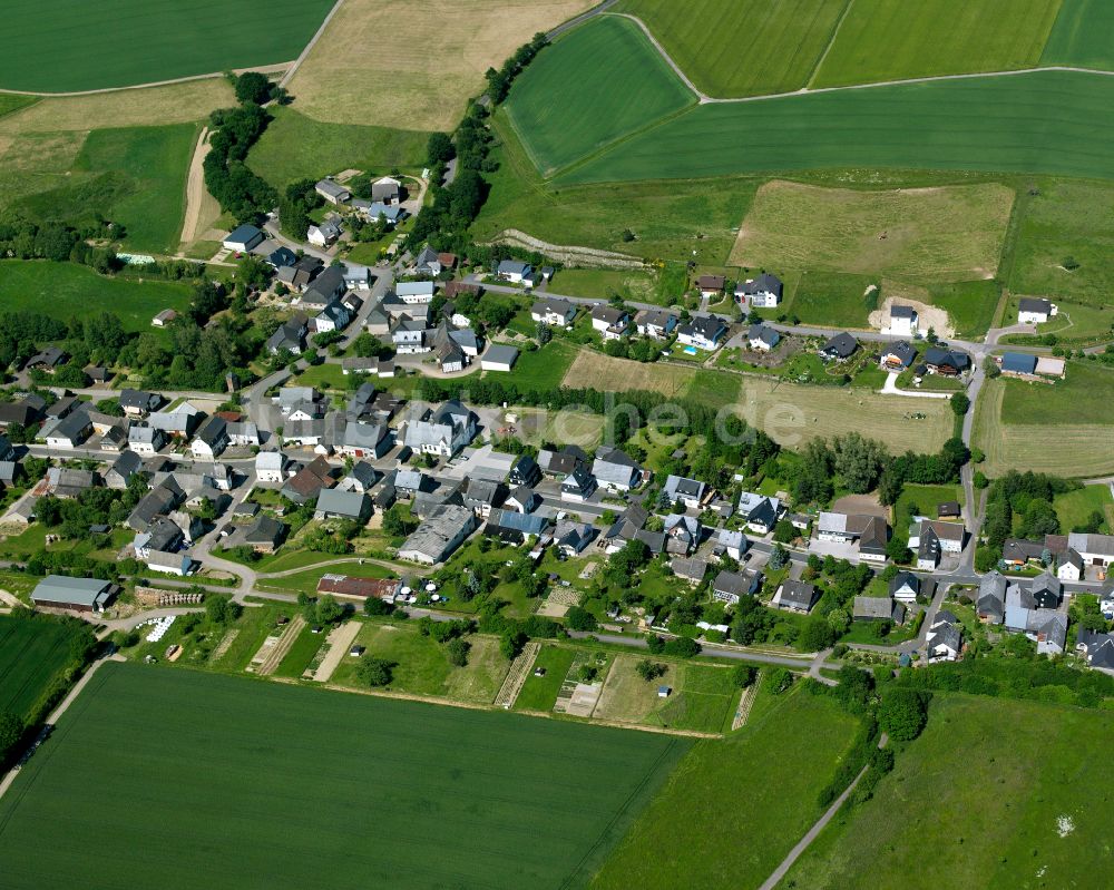 Luftaufnahme Alterkülz - Dorfkern am Feldrand in Alterkülz im Bundesland Rheinland-Pfalz, Deutschland