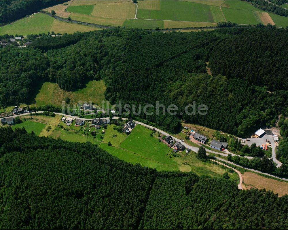 Luftbild Arfeld - Dorfkern am Feldrand in Arfeld im Bundesland Nordrhein-Westfalen, Deutschland