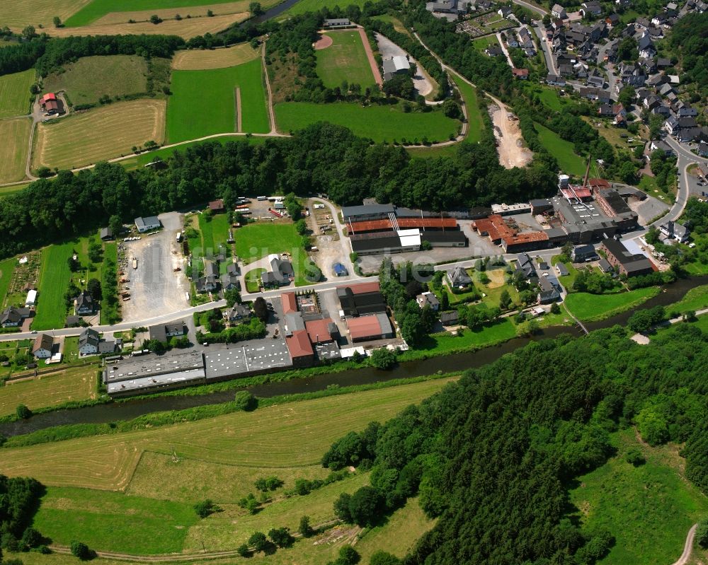 Luftaufnahme Arfeld - Dorfkern am Feldrand in Arfeld im Bundesland Nordrhein-Westfalen, Deutschland