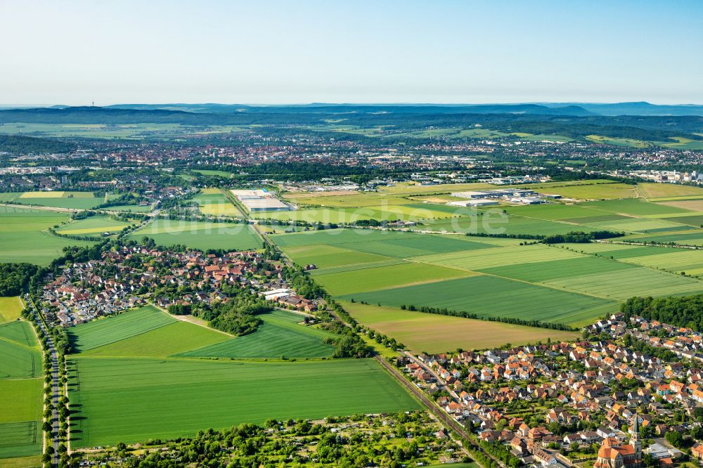 Luftbild Asel - Dorfkern am Feldrand in Asel im Bundesland Niedersachsen, Deutschland