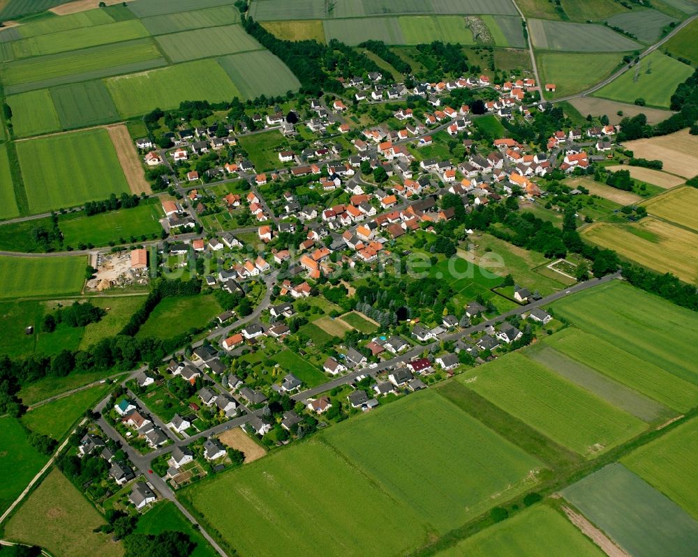 Luftbild Benterode - Dorfkern am Feldrand in Benterode im Bundesland Niedersachsen, Deutschland