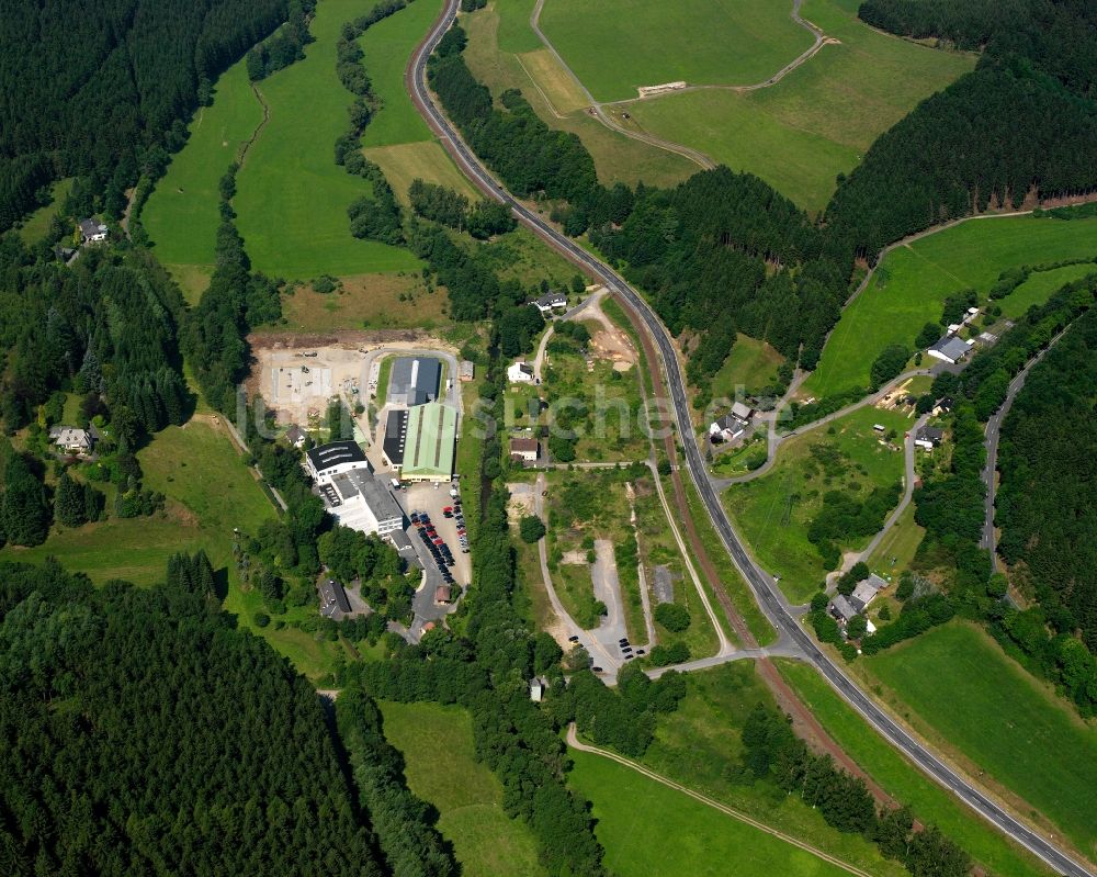 Luftbild Bermershausen - Dorfkern am Feldrand in Bermershausen im Bundesland Nordrhein-Westfalen, Deutschland