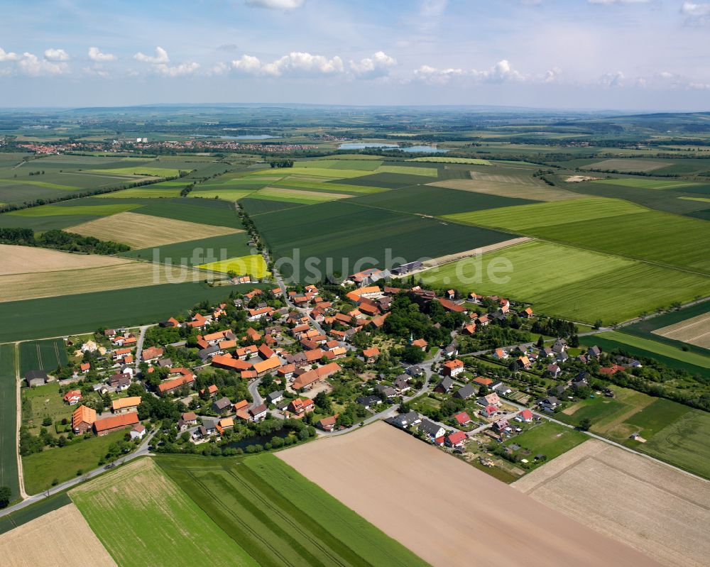 Luftbild Beuchte - Dorfkern am Feldrand in Beuchte im Bundesland Niedersachsen, Deutschland