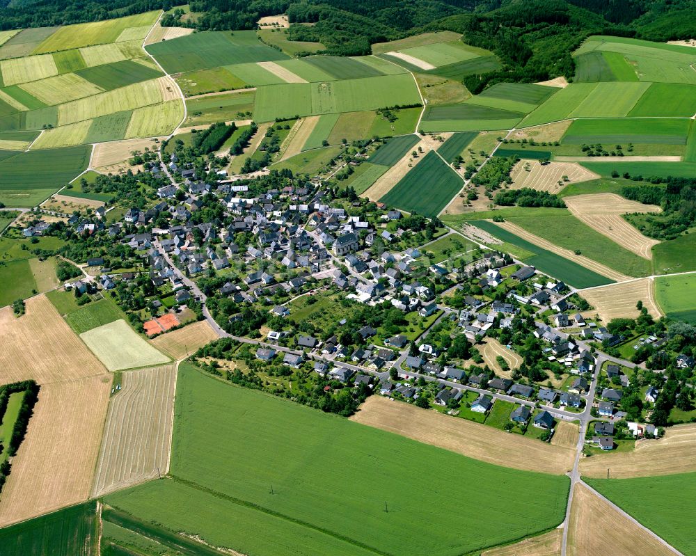 Luftbild Beulich - Dorfkern am Feldrand in Beulich im Bundesland Rheinland-Pfalz, Deutschland