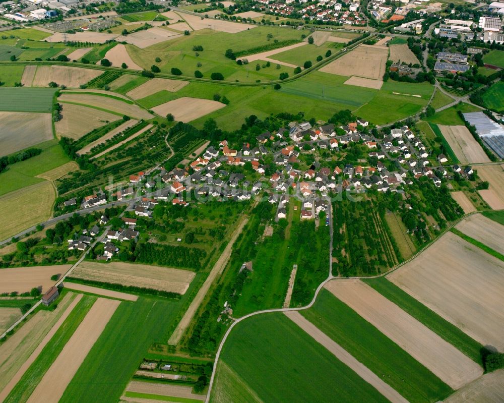 Luftbild Bühl - Dorfkern am Feldrand in Bühl im Bundesland Baden-Württemberg, Deutschland