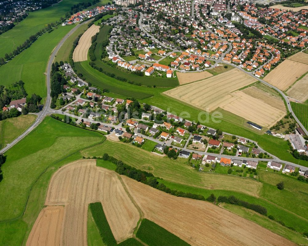 Luftbild Bogenweiler - Dorfkern am Feldrand in Bogenweiler im Bundesland Baden-Württemberg, Deutschland