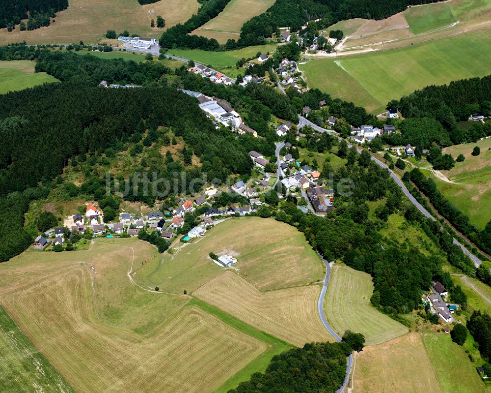 Luftbild Bollwerk - Dorfkern am Feldrand in Bollwerk im Bundesland Nordrhein-Westfalen, Deutschland