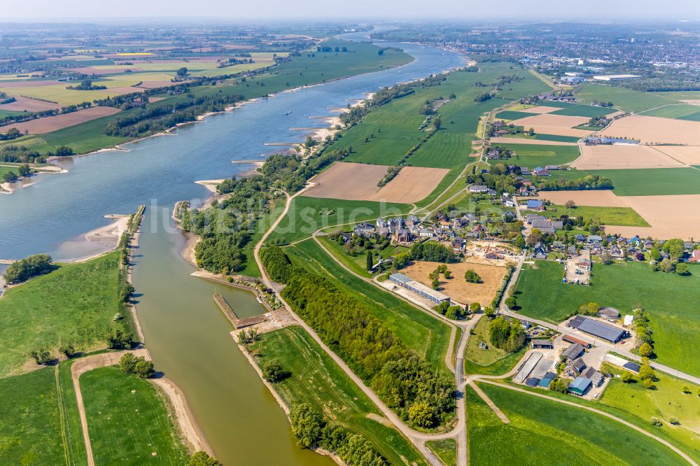 Luftbild Dornick - Dorfkern am Feldrand in Dornick im Bundesland Nordrhein-Westfalen, Deutschland