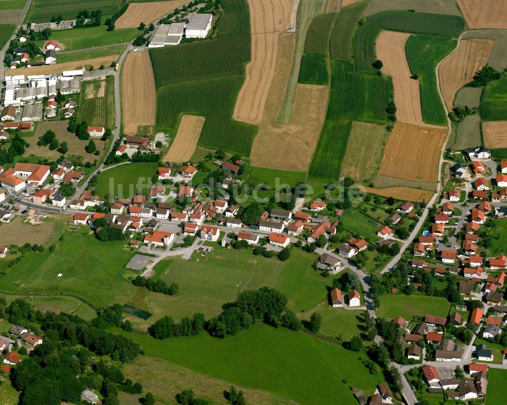 Luftbild Egglham - Dorfkern am Feldrand in Egglham im Bundesland Bayern, Deutschland