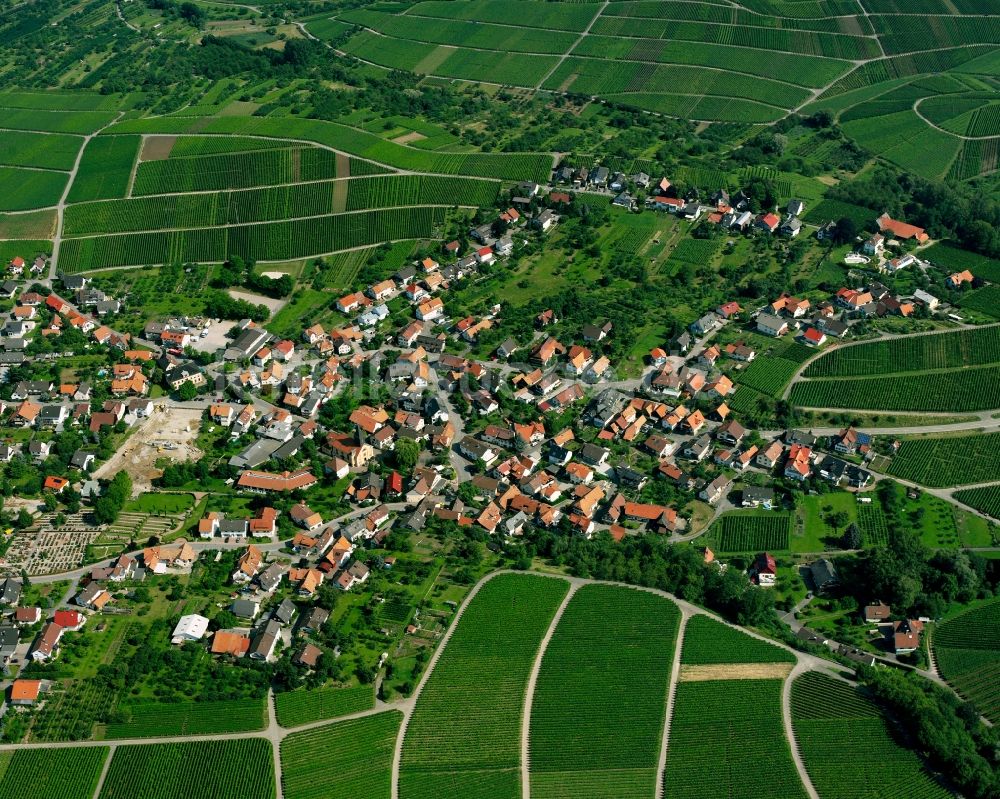 Eisental aus der Vogelperspektive: Dorfkern am Feldrand in Eisental im Bundesland Baden-Württemberg, Deutschland