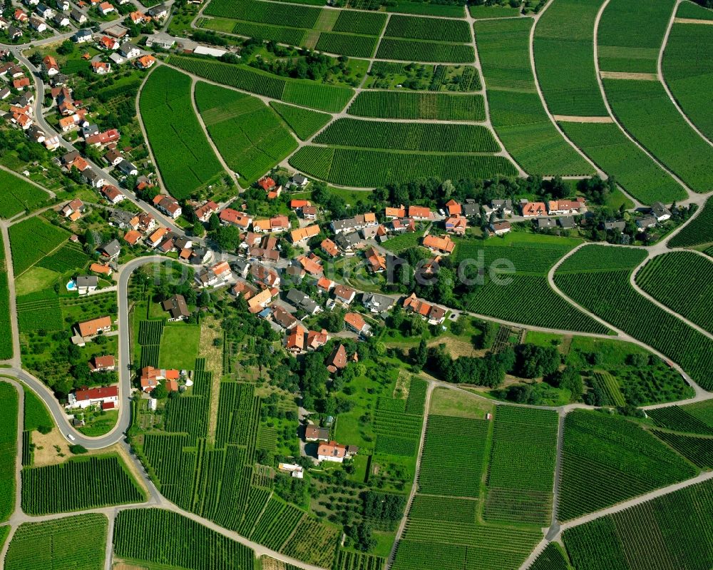 Luftbild Eisental - Dorfkern am Feldrand in Eisental im Bundesland Baden-Württemberg, Deutschland