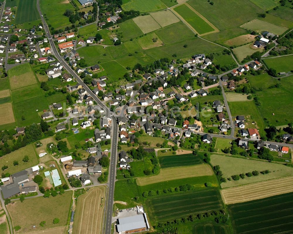 Elbgrund von oben - Dorfkern am Feldrand in Elbgrund im Bundesland Hessen, Deutschland