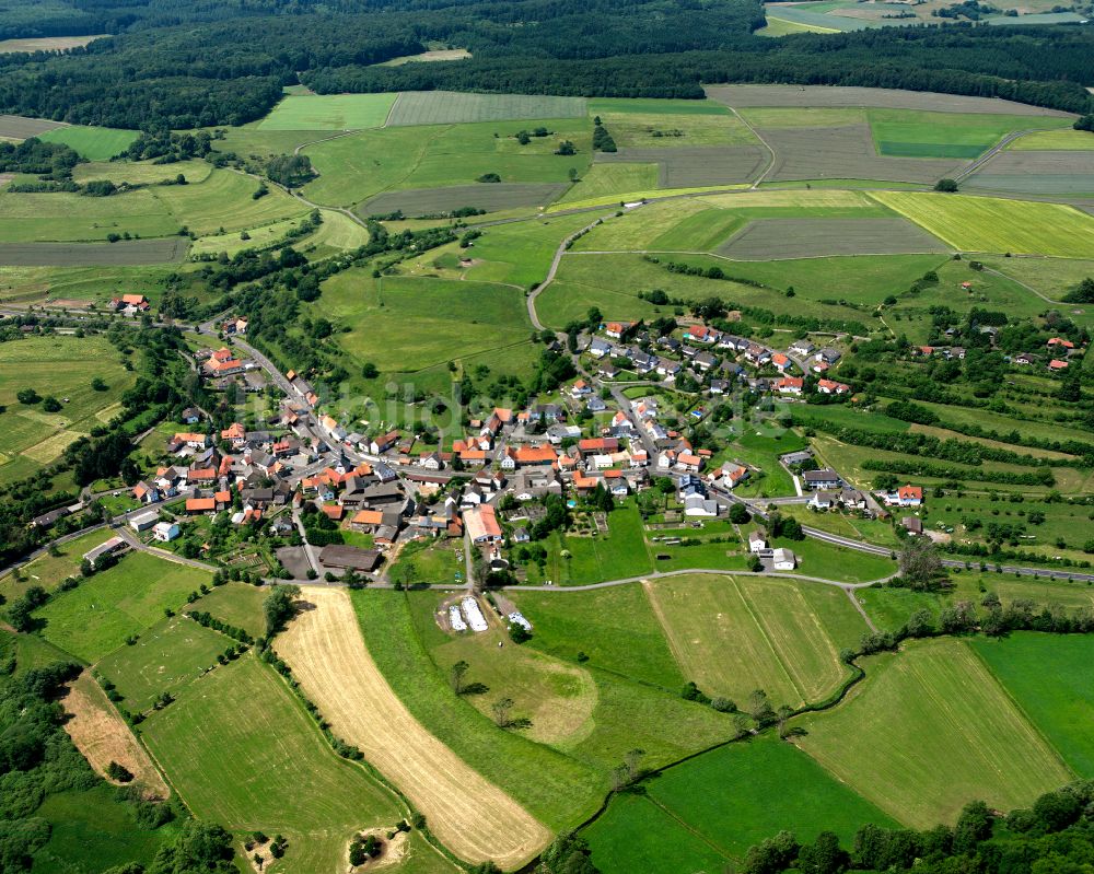 Ermenrod Aus Der Vogelperspektive Dorfkern Am Feldrand In Ermenrod Im