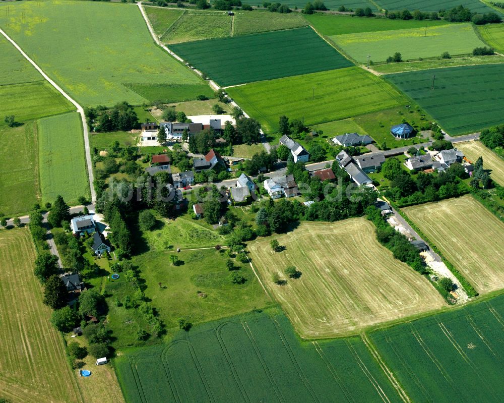 Luftbild Gammelshausen - Dorfkern am Feldrand in Gammelshausen im Bundesland Rheinland-Pfalz, Deutschland