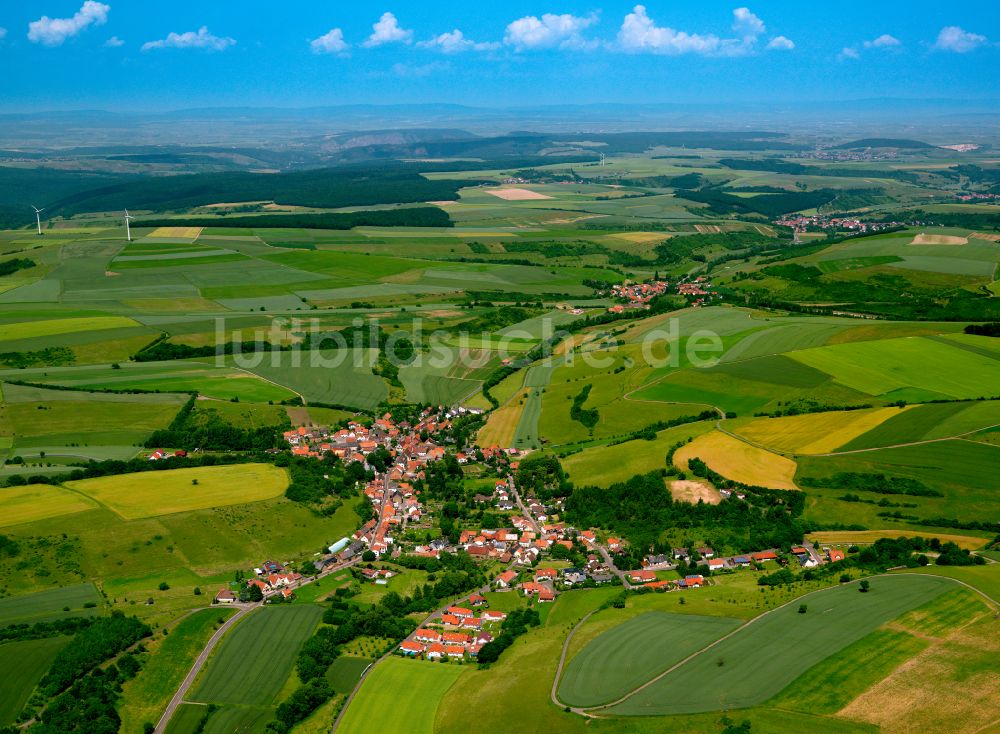 Luftbild Gaugrehweiler - Dorfkern am Feldrand in Gaugrehweiler im Bundesland Rheinland-Pfalz, Deutschland