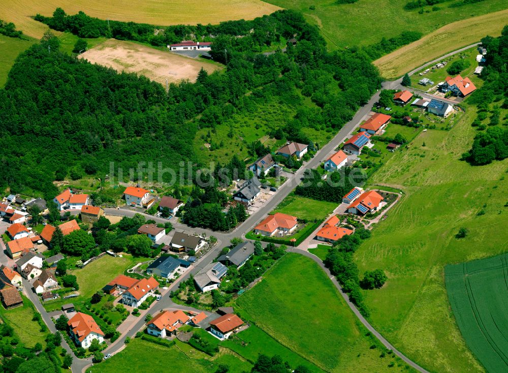 Luftaufnahme Gaugrehweiler - Dorfkern am Feldrand in Gaugrehweiler im Bundesland Rheinland-Pfalz, Deutschland