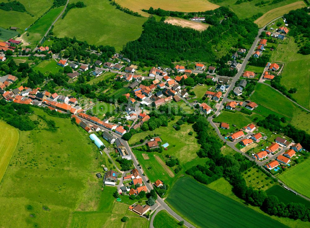 Luftbild Gaugrehweiler - Dorfkern am Feldrand in Gaugrehweiler im Bundesland Rheinland-Pfalz, Deutschland