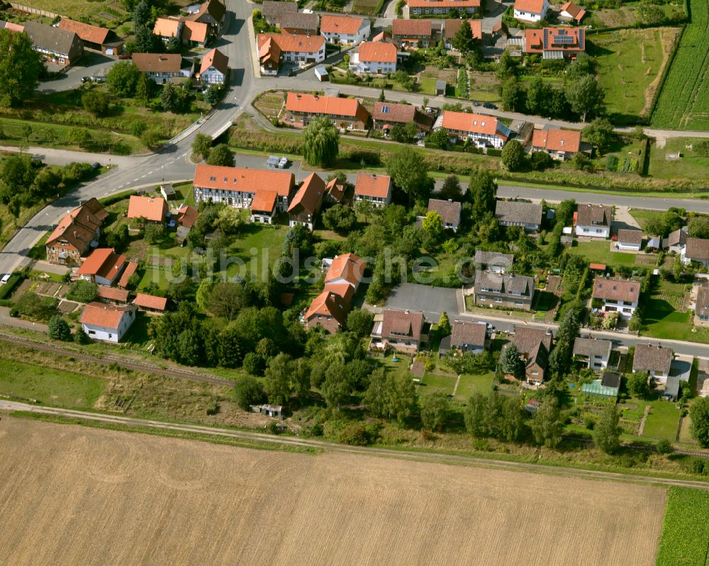 Luftbild Gielde - Dorfkern am Feldrand in Gielde im Bundesland Niedersachsen, Deutschland