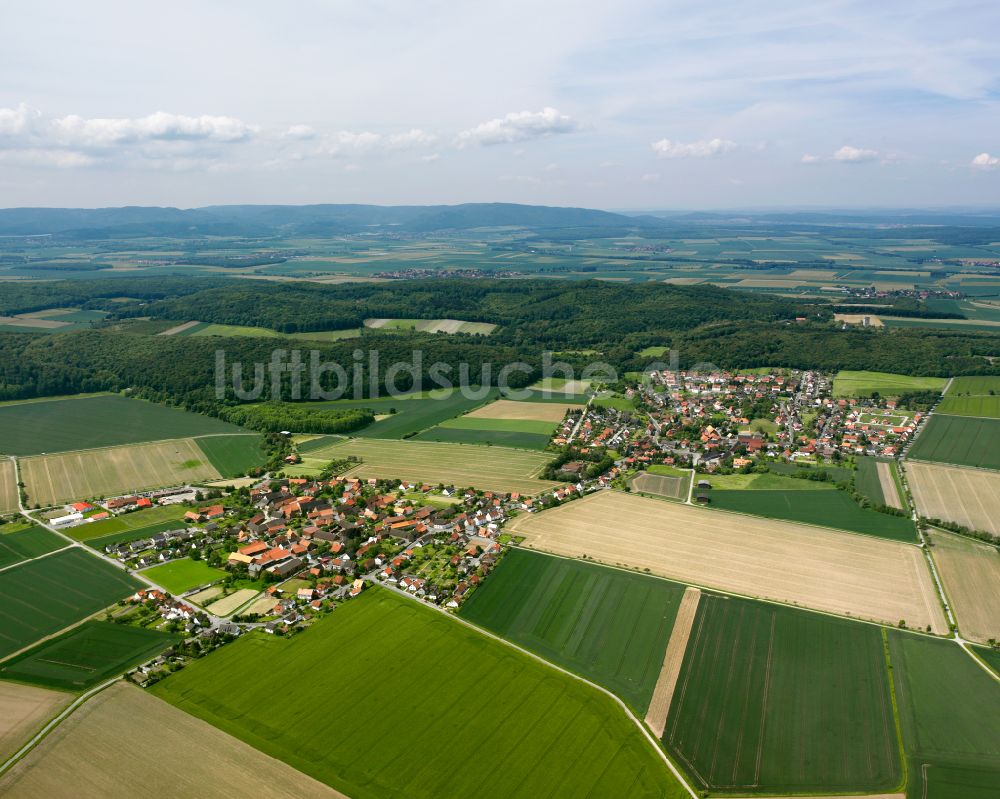 Luftbild Groß Döhren - Dorfkern am Feldrand in Groß Döhren im Bundesland Niedersachsen, Deutschland