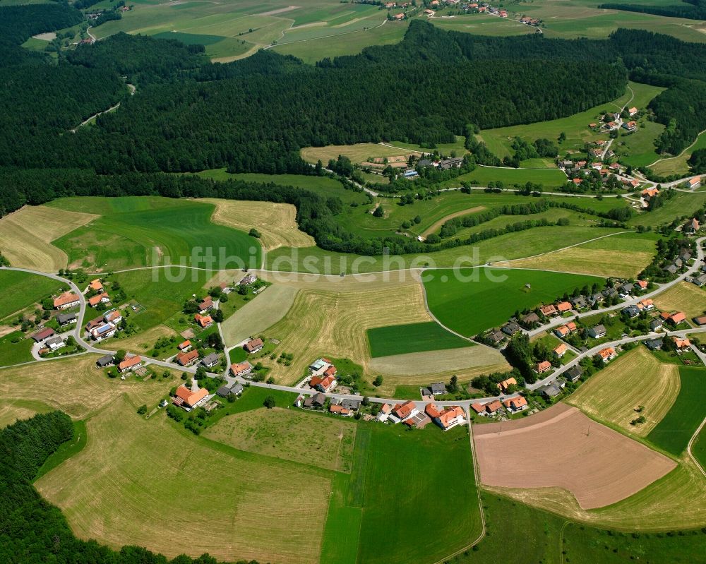 Görwihl von oben - Dorfkern am Feldrand in Görwihl im Bundesland Baden-Württemberg, Deutschland