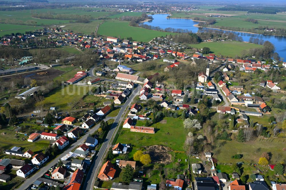 Luftbild Hammer - Dorfkern am Feldrand in Hammer im Bundesland Brandenburg, Deutschland