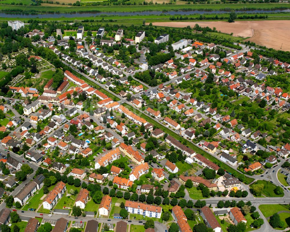 Luftaufnahme Kehl - Dorfkern am Feldrand in Kehl im Bundesland Baden-Württemberg, Deutschland