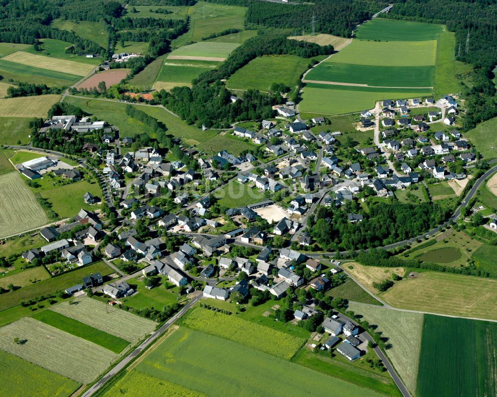 Luftbild Laudert - Dorfkern am Feldrand in Laudert im Bundesland Rheinland-Pfalz, Deutschland