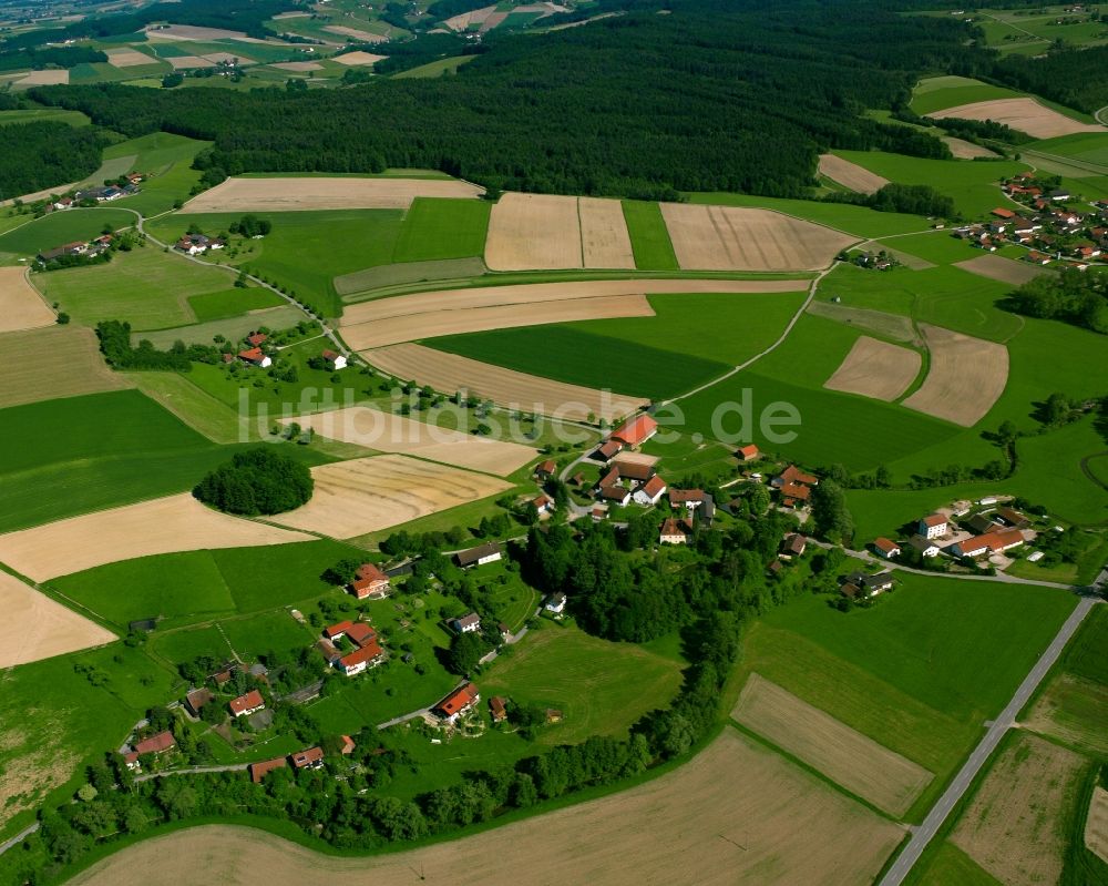 Luftbild Loderham - Dorfkern am Feldrand in Loderham im Bundesland Bayern, Deutschland