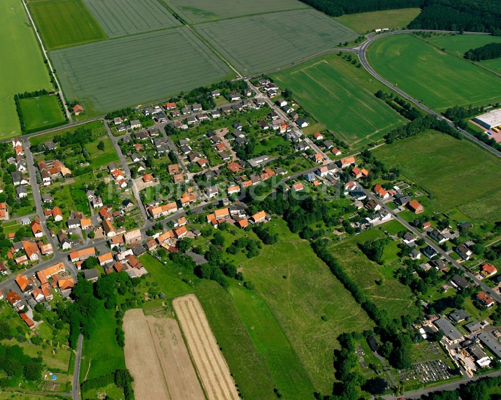 Luftaufnahme Lutterberg - Dorfkern am Feldrand in Lutterberg im Bundesland Niedersachsen, Deutschland