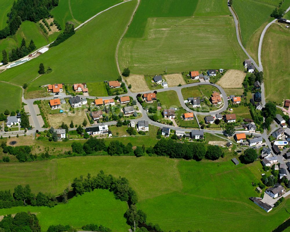 Luftbild Marxgrün - Dorfkern am Feldrand in Marxgrün im Bundesland Bayern, Deutschland