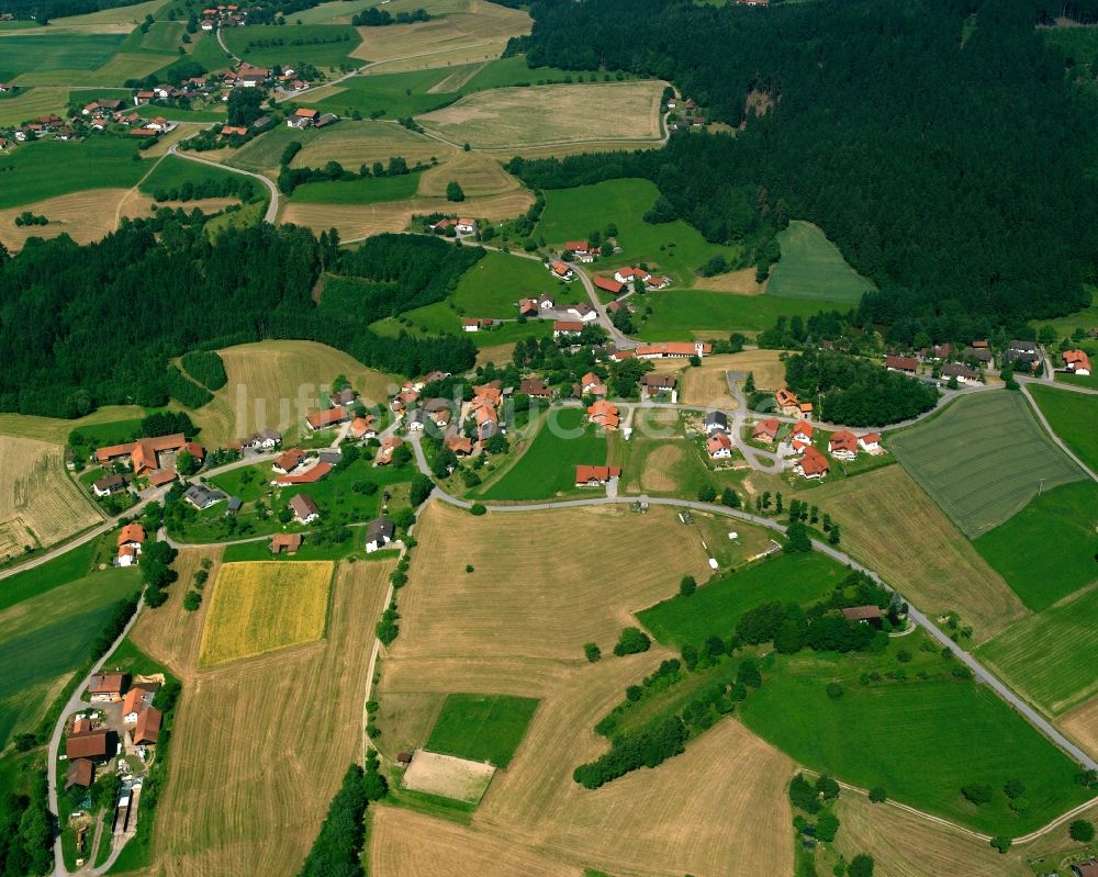 Luftbild Meidendorf - Dorfkern am Feldrand in Meidendorf im Bundesland Bayern, Deutschland