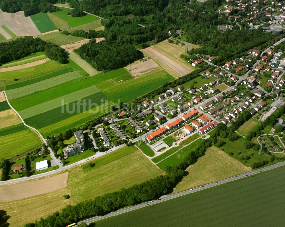 Luftbild Metteberberg - Dorfkern am Feldrand in Metteberberg im Bundesland Baden-Württemberg, Deutschland