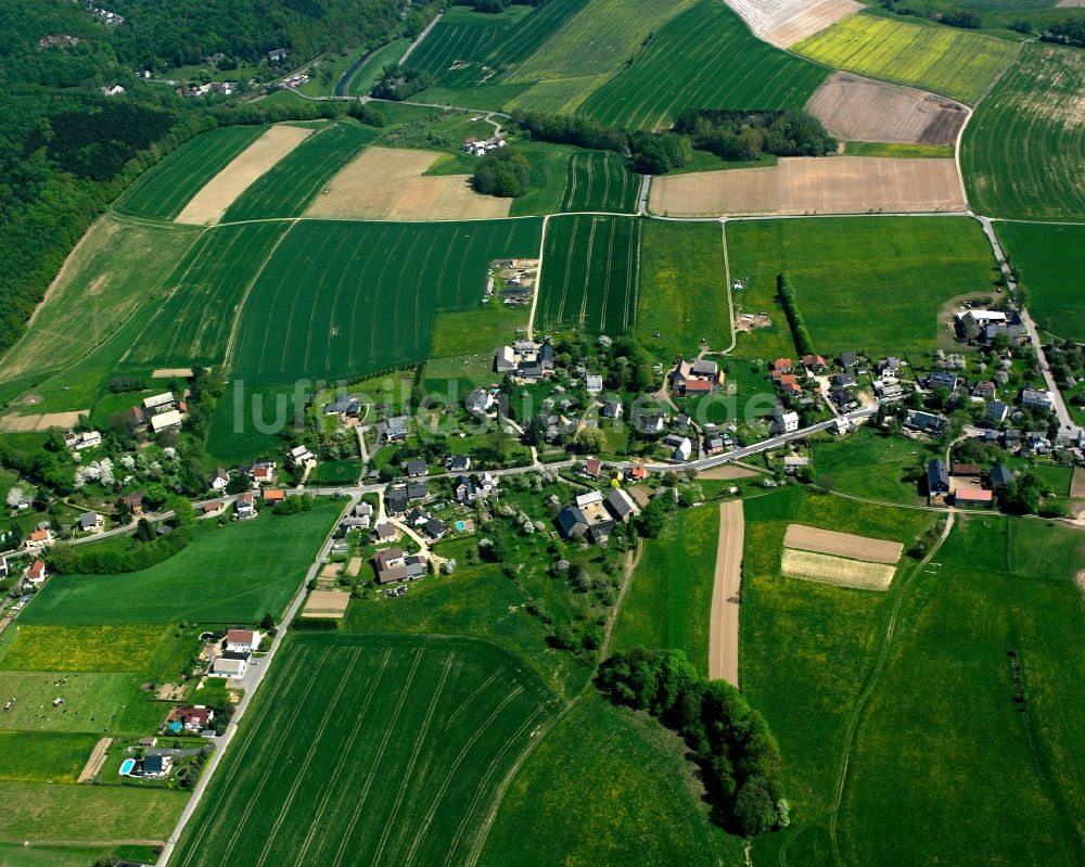 Luftaufnahme Mohsdorf - Dorfkern am Feldrand in Mohsdorf im Bundesland Sachsen, Deutschland