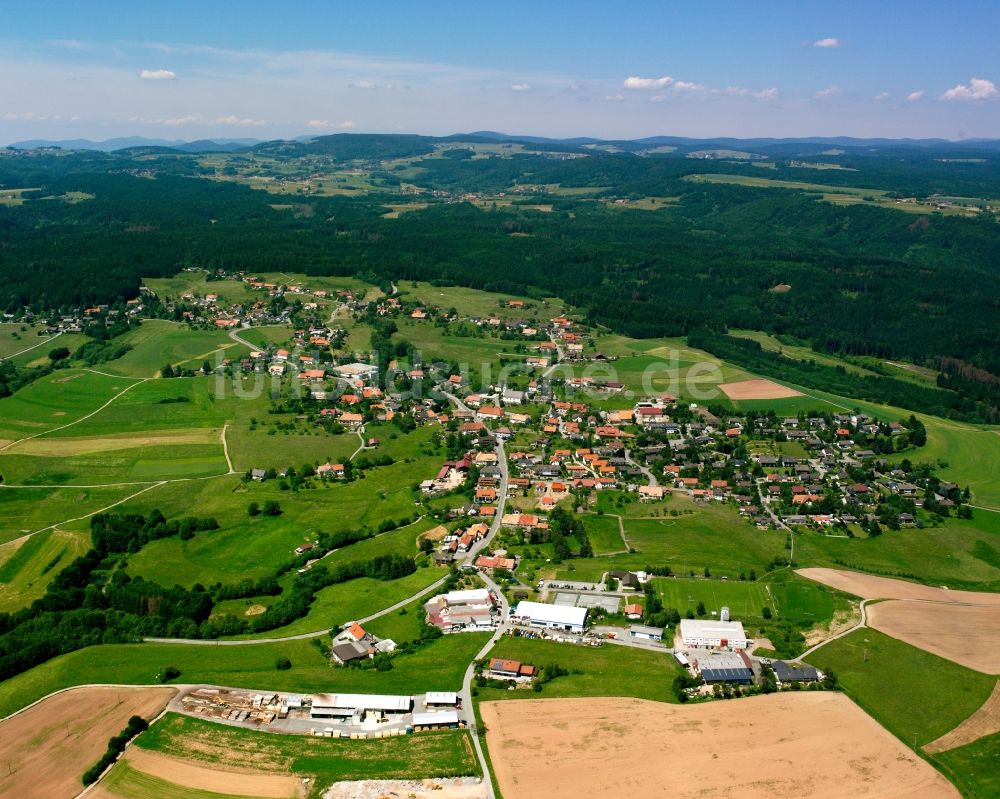 Luftbild Murg - Dorfkern am Feldrand in Murg im Bundesland Baden-Württemberg, Deutschland